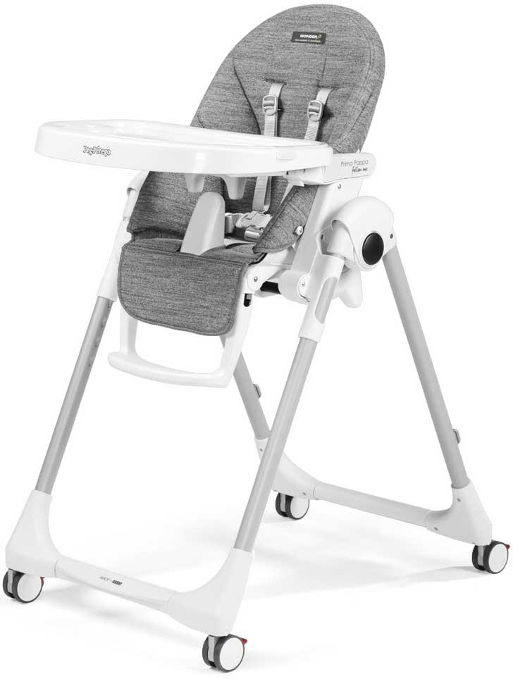 Scaun de masa multifunctional Peg Perego Prima Pappa Follow Me Wonder Gray