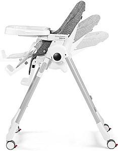 Scaun de masa multifunctional Peg Perego Prima Pappa Follow Me Wonder Gray
