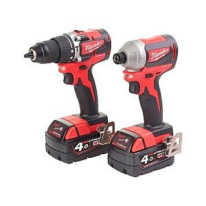 Set de scule electrice Milwaukee M18CBLPP2A-402C