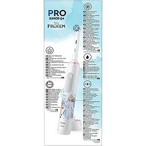 Periuta electrica de dinti BRAUN Oral-B Junior Frozen PRO 3 White