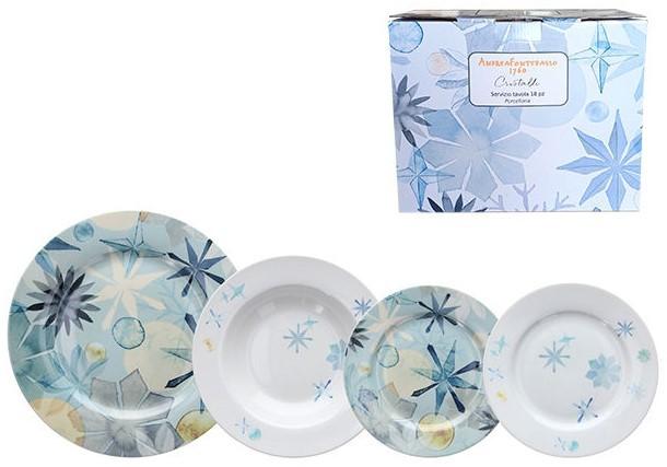 Set de vesela Andrea Fontebasso 1760 Cristalli 18buc (31890)