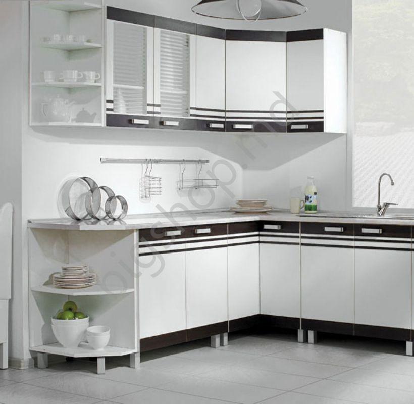 Set mobila bucatarie Ambianta Dolce Wenge (2x1.7 m)