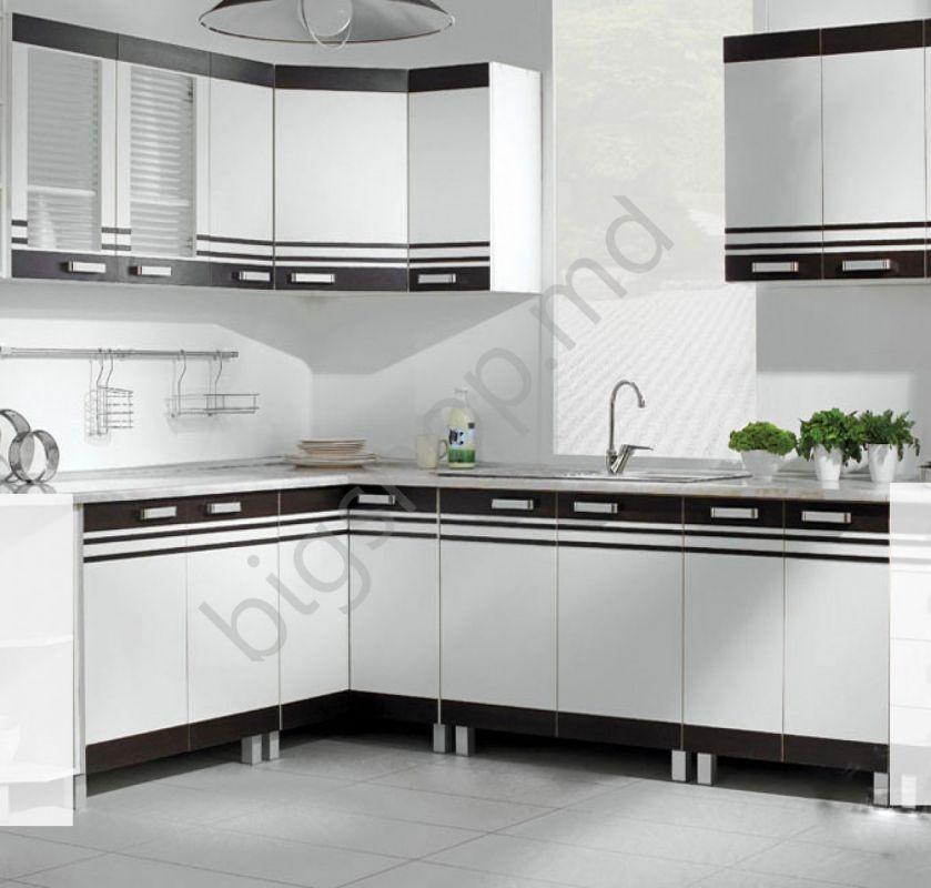 Set mobila bucatarie Ambianta Dolce Wenge (1.7x2.3 m)