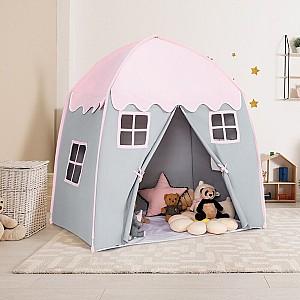 Cort pentru copii Costway TP10052PI Pink/Grey