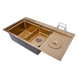 Chiuveta de bucatarie SanDonna HD9250 Auriu