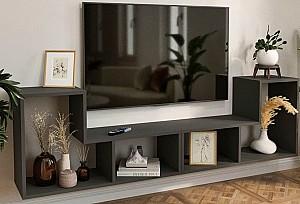 Etajera Fabulous 183x53.8x29.7 Antracit (Gri)