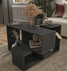 Etajera Fabulous 183x53.8x29.7 Antracit (Gri)