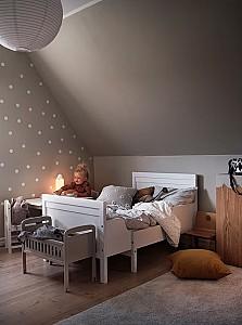 Pat copii IKEA Sundvik cu somiera 80x200 Alb