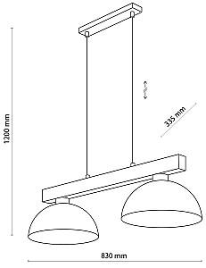 Lustra TK Lighting 15 W (TK-4711)