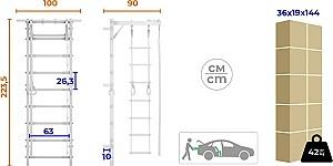 Spalier gimnastic Romana Plus (11.05.2001) White
