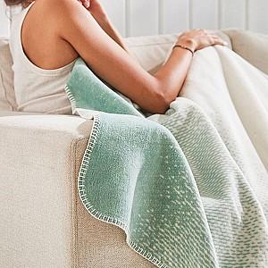 Plapuma IBENA Jacquard Paia Turquoise/Ivory