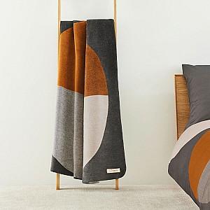 Plapuma s.Oliver Jacquard Dark grey/Curry