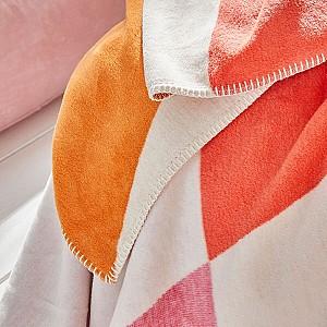 Plapuma IBENA Jacquard Hawi Berry/Orange