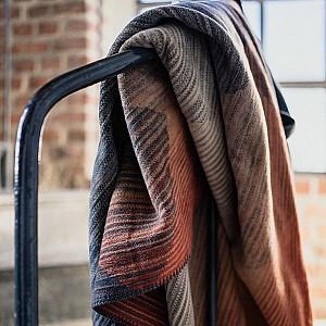 Plapuma IBENA Jacquard Luena Dark grey/Orange