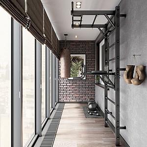 Spalier gimnastic DSK 11.05.07+11.05.03+11.05.08 Black Matt