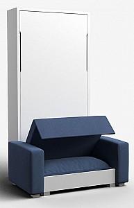 Pat rabatabil Flat City 90x200 Alb