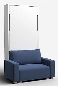 Pat rabatabil Flat City 90x200 Alb