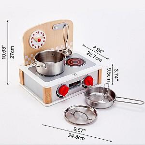 Set de jucarii Hape Set de bucătărie și grătar (2 în 1)