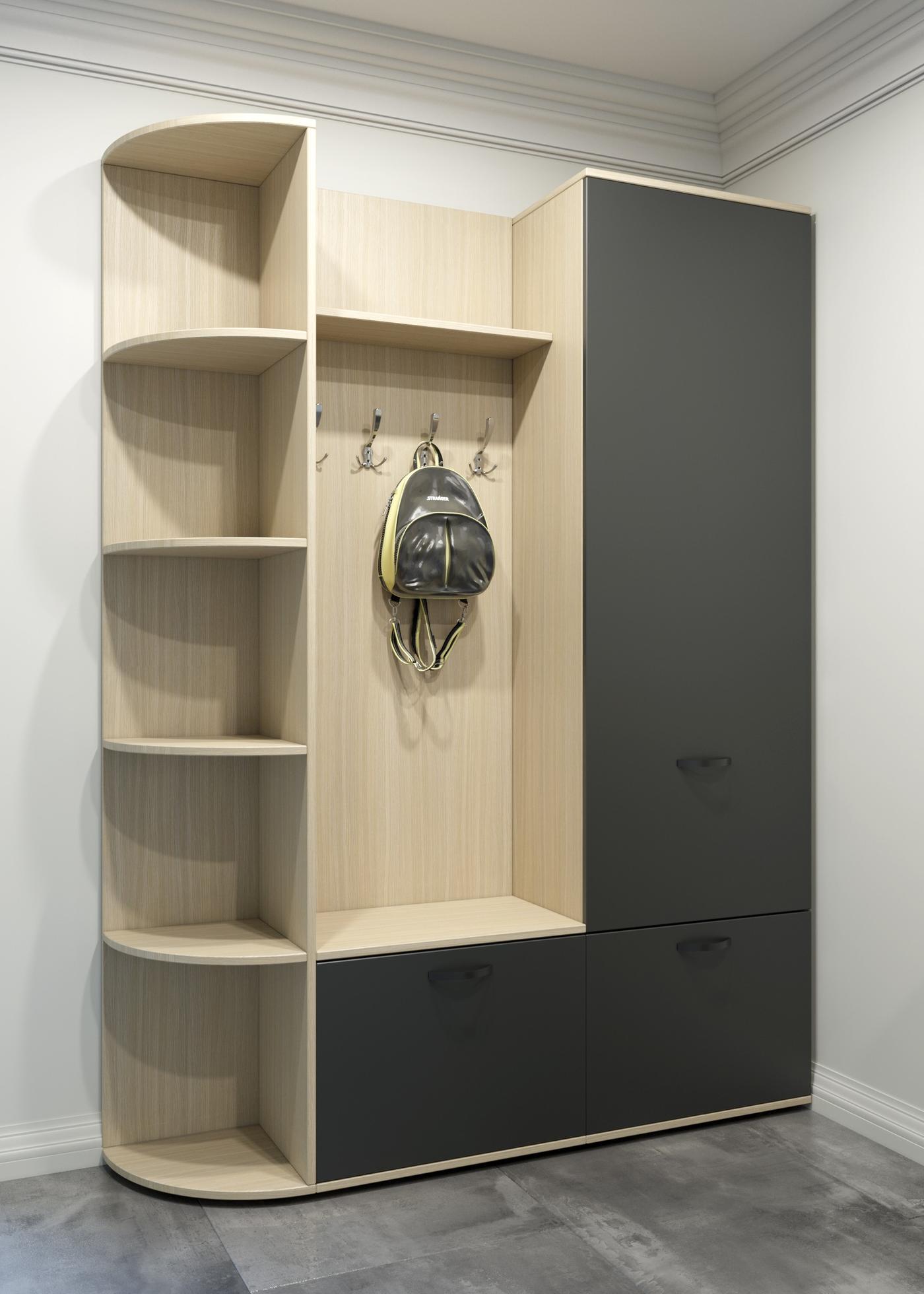 Antreu Arta Mobilei Ferara Stejar/Grafit 1.2.4