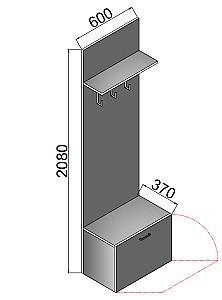 Antreu Arta Mobilei Wenghe/Gri (1-5)