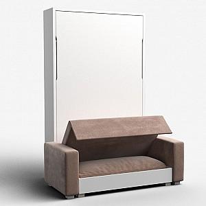 Pat rabatabil Flat City 120x200 Alb