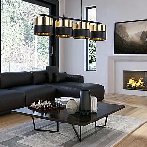 Lustra TK Lighting Hilton 15W Negru (TK-4342)