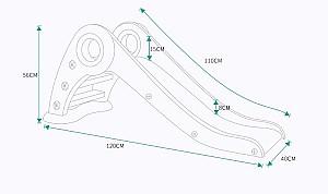 Tobogan copii Fradelly Folding Green WM19025