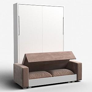 Pat rabatabil Flat City 140x200 Alb