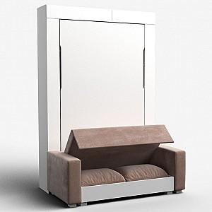 Pat rabatabil Flat Kostas 120x200 Alb