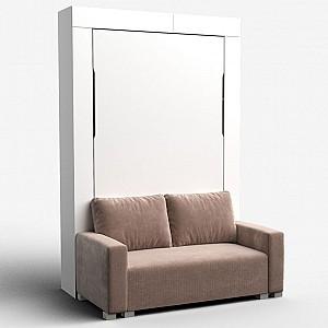 Pat rabatabil Flat Kostas 120x200 Alb