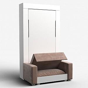 Pat rabatabil Flat Kostas 90x200 Alb