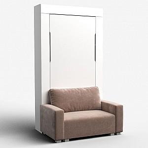 Pat rabatabil Flat Kostas 90x200 Alb