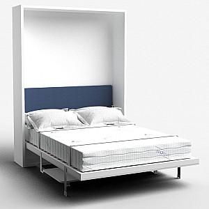 Pat rabatabil Flat Tango 160x200 Alb