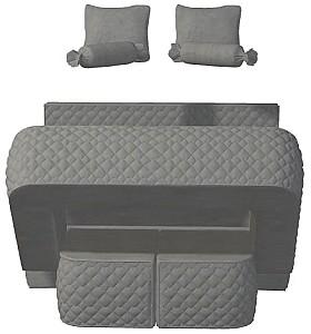 Canapea transformabila TIARA Elegance Gri Deschis