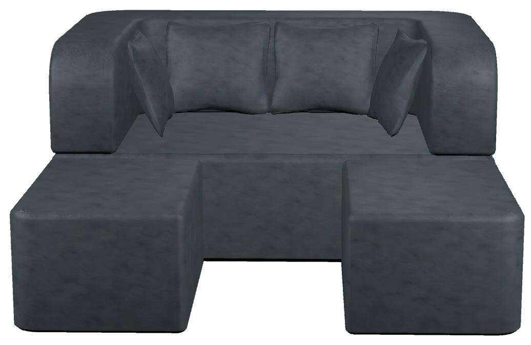 Canapea transformabila TIARA Caprice 4 Extra Gri Inchis