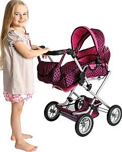 Carucior pentru papusa Bino Pink/Black 82916