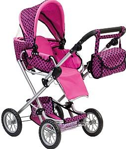 Carucior pentru papusa Bino Pink/Black 82916