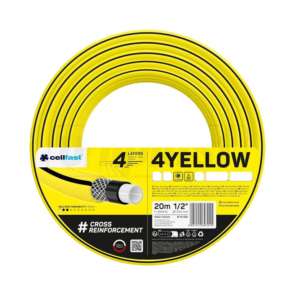 Furtun de apa Cellfast 4YELLOW (34868)