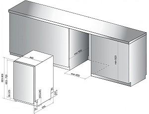 Masina de spalat vase incorporabilă Whirlpool WSIP 4023 PFE
