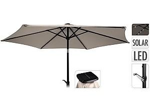 Umbrela ProGarden D2.7m lumina solara 24LED pe spite