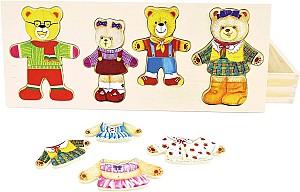 Joc de masa Bino Bear Family 88016
