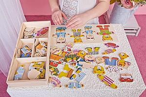 Joc de masa Bino Bear Family 88016