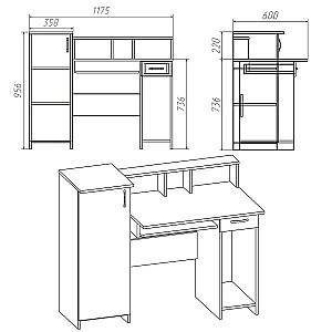 Masa de birou KompaniT Pi-Pi-2 Atelie deschis