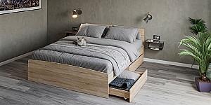 Cutie pentru pat KompaniT Clasic si Modern Stejar Sonoma