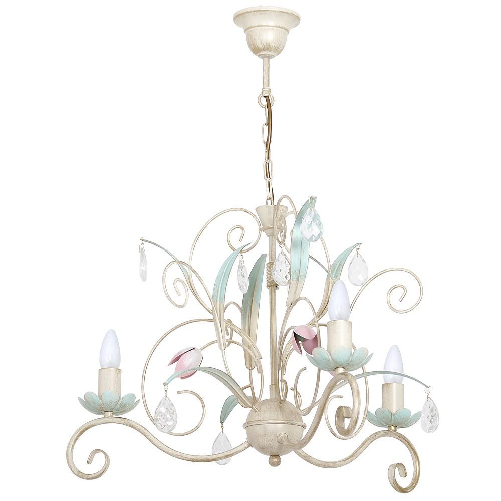 Lustra Luminex PLU-00446 Verde/Roz/Bej