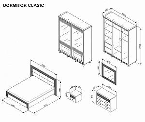 Set dormitor Ambianta Clasic Cremona
