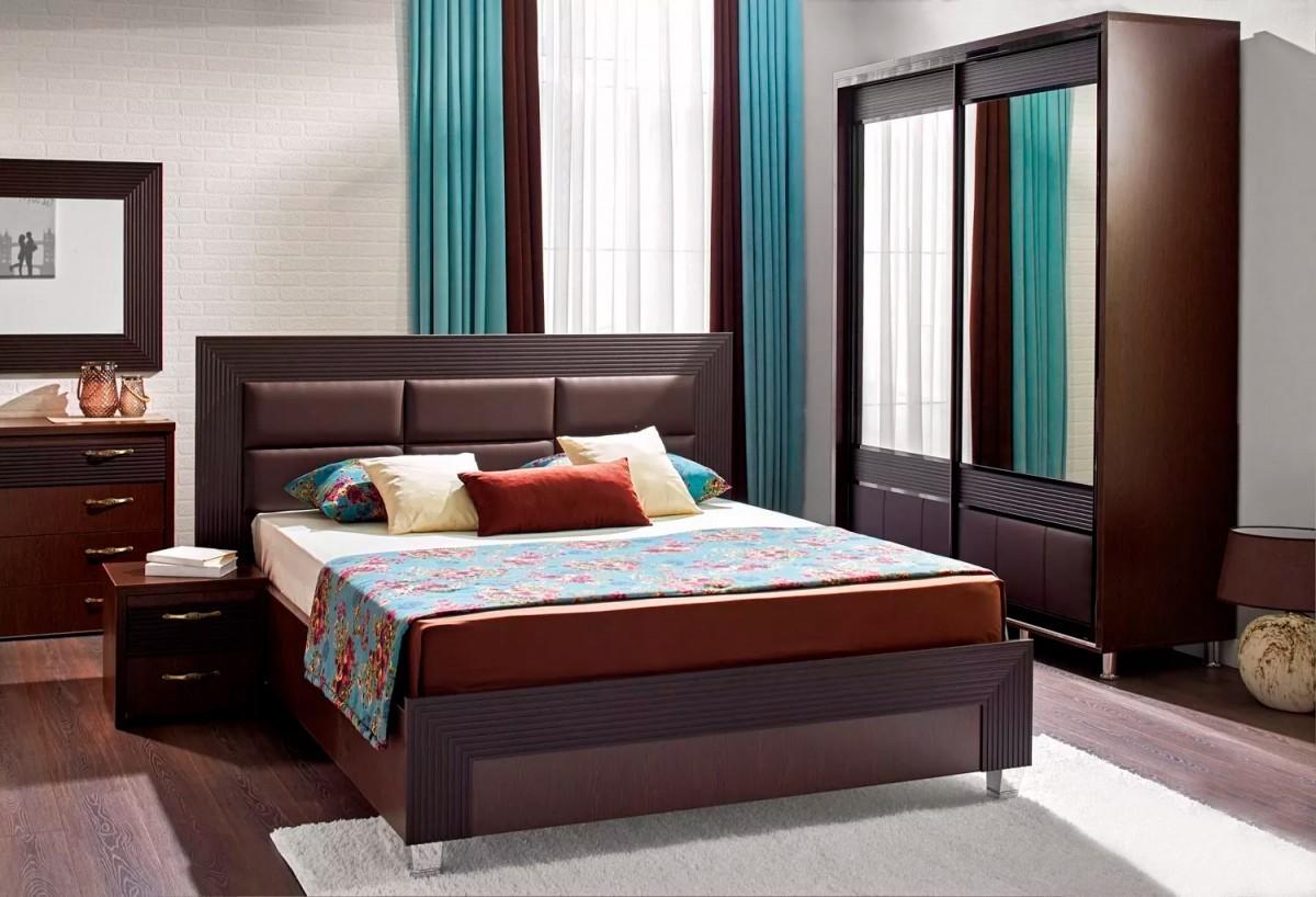 Set dormitor Ambianta Clasic Sonoma Închis