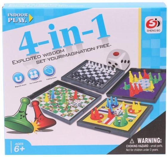 Joc de masa Essa Toys societate magnetic 4 în 1 (S3303)