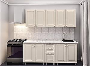 Set mobila bucatarie PS Lena 2 m (vopsita, frez. Clasic) Bej