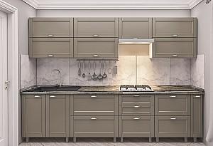 Set mobila bucatarie PS Kvadro 3 m (vopsita, frez. Modern) Cappuccino